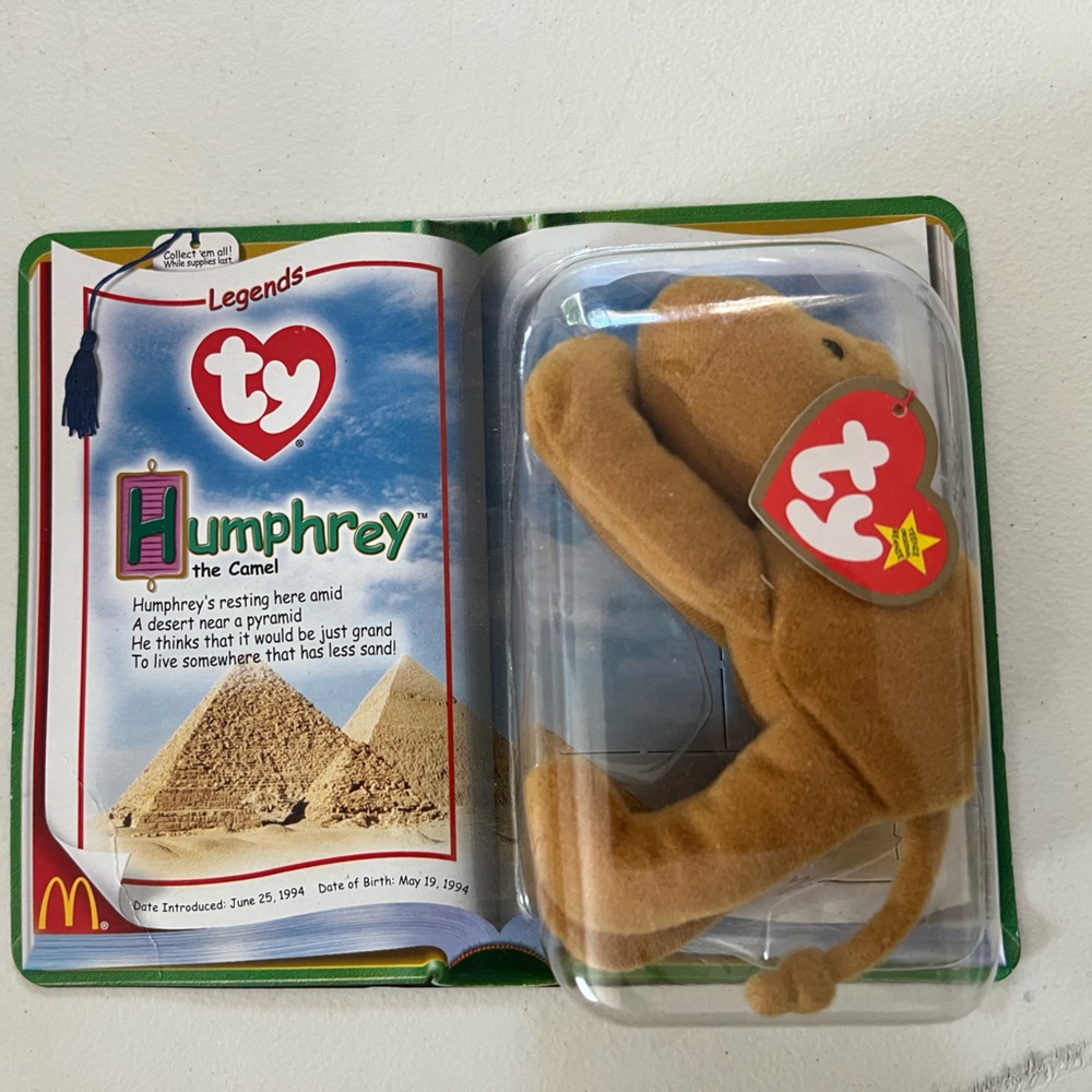 Humphrey The Camel Ty Teenie Beanie Baby McDonald's Legends